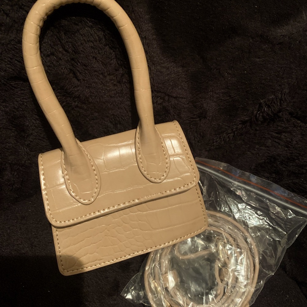 Fashion Nova, Mini Bag , Tan